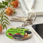 田舎の牛を愛せよ!ランカスター キーホルダー (側面)