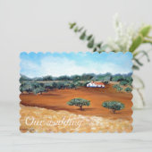 田舎の田舎のポルトガル結婚語のアレンテジョハウス 招待状 (スタンド正面)