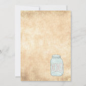 田舎の田舎臭いメイソンの瓶お前が俺のメイドになるかい 招待状 (裏面)