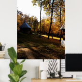 田舎の紅葉 ポスター (ホームオフィス)