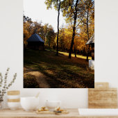 田舎の紅葉 ポスター (キッチン)