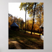 田舎の紅葉 ポスター (正面)