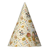 田舎の納屋の2歳の誕生日パーティー パーティーハット (左)