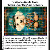 田舎の紳士としてのホワイトドッグDK6LFデコページ 薄葉紙