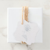 田舎の結婚式の山のひまわりカジュアルは明るい フェイバータグ (箱)