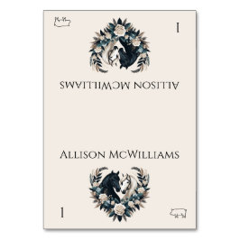 田舎の結婚式 – 愛の馬 – 豚肉 テーブルナンバー