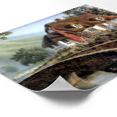 田舎の英語コテージ。 ポスター (角)