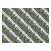 田舎の茶色のウシ飼は テーブルクロス (正面(横))