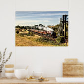 田舎の蒸気列車(4022)ポスター ポスター (キッチン)