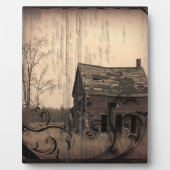 田舎の西の田舎結婚の小屋 フォトプラーク (正面)