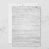 田舎の警察官 紺色の薄いライン 退職 招待状 (裏面)