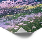 田舎の趣のある木造の家 ポスター (角)