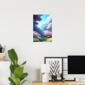 田舎の趣のある木造の家 ポスター (ホームオフィス)