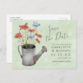 田舎の野草の水は、ポストカの日付を救う ポストカード (正面/裏面)