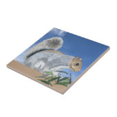 田舎の陶磁器タイルのリス タイル (側面)