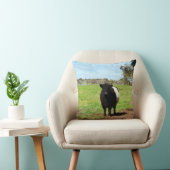 田舎の雌ガロウェイ牛、クッション クッション (椅子)