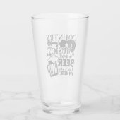 田舎の音楽やビールが私がここにいる理由 タンブラーグラス (裏面)