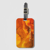 田舎の風景の荷物タグ ラゲッジタグ (正面縦)