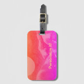 田舎の風景の荷物タグ ラゲッジタグ (正面縦)