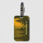 田舎の風景の荷物タグ ラゲッジタグ (正面縦)