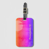 田舎の風景の荷物タグ ラゲッジタグ (正面縦)