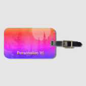 田舎の風景の荷物タグ ラゲッジタグ (正面横)