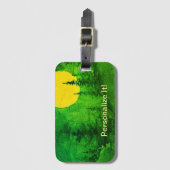 田舎の風景の荷物タグ ラゲッジタグ (正面縦)