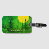 田舎の風景の荷物タグ ラゲッジタグ (正面横)