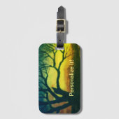 田舎の風景の荷物タグ ラゲッジタグ (正面縦)