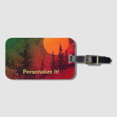 田舎の風景の荷物タグ ラゲッジタグ (正面横)