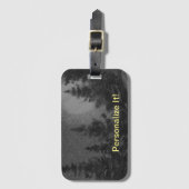 田舎の風景の荷物タグ ラゲッジタグ (正面縦)