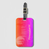 田舎の風景の荷物タグ ラゲッジタグ (正面縦)