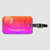 田舎の風景の荷物タグ ラゲッジタグ (正面横)