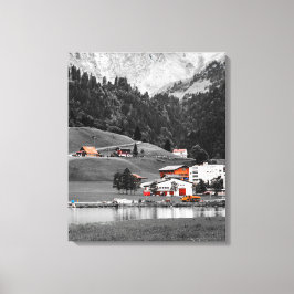 田舎の風景 キャンバスプリント