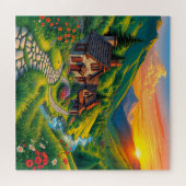 田舎の風景 ジグソーパズル (横)