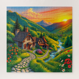 田舎の風景 ジグソーパズル