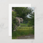 田舎の風景 ノートカード (正面/裏面)