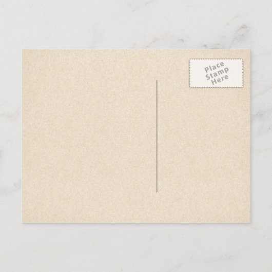 田舎の鹿の〔雄ジカの〕枝角は日付はがきを保存 案内ポストカード (裏面)