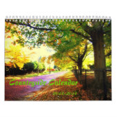 田舎テーマのカレンダー カレンダー (カバー)