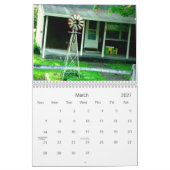 田舎テーマのカレンダー カレンダー (3月 2027)