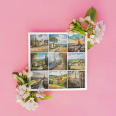 田舎フランスのとパリ、ロマンチックなシーン シーズンカード