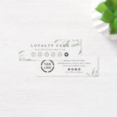 田舎ミニマル風の緑のロゴのビジネスロイヤリティ (デスク)