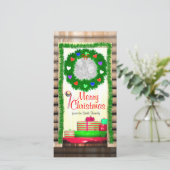 田舎メリークリスマスドア シーズンカード (スタンド正面)