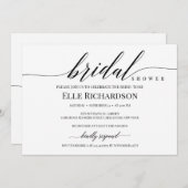 田舎モダン風の吹き出し 招待状 (正面/裏面)