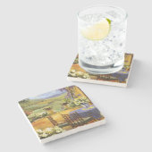 田舎台地 ストーンコースター (横)