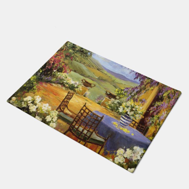 田舎台地 ドアマット (アングル)