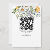 田舎国エレガントの花ユーカリ 招待状 (裏面)