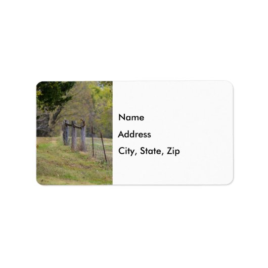 田舎垣とリス ラベル (正面)