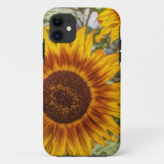 田舎夏フランスの園happy sunflower Case-Mate iPhoneケース (裏面)