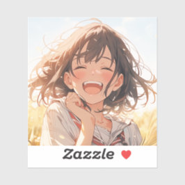 田舎娘アイコン/Country Girl icon Seal | 東京娘 GenerartiveAI シール